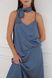 Твілі з атласу, колір синій (денім) 6201.3101 фото 4